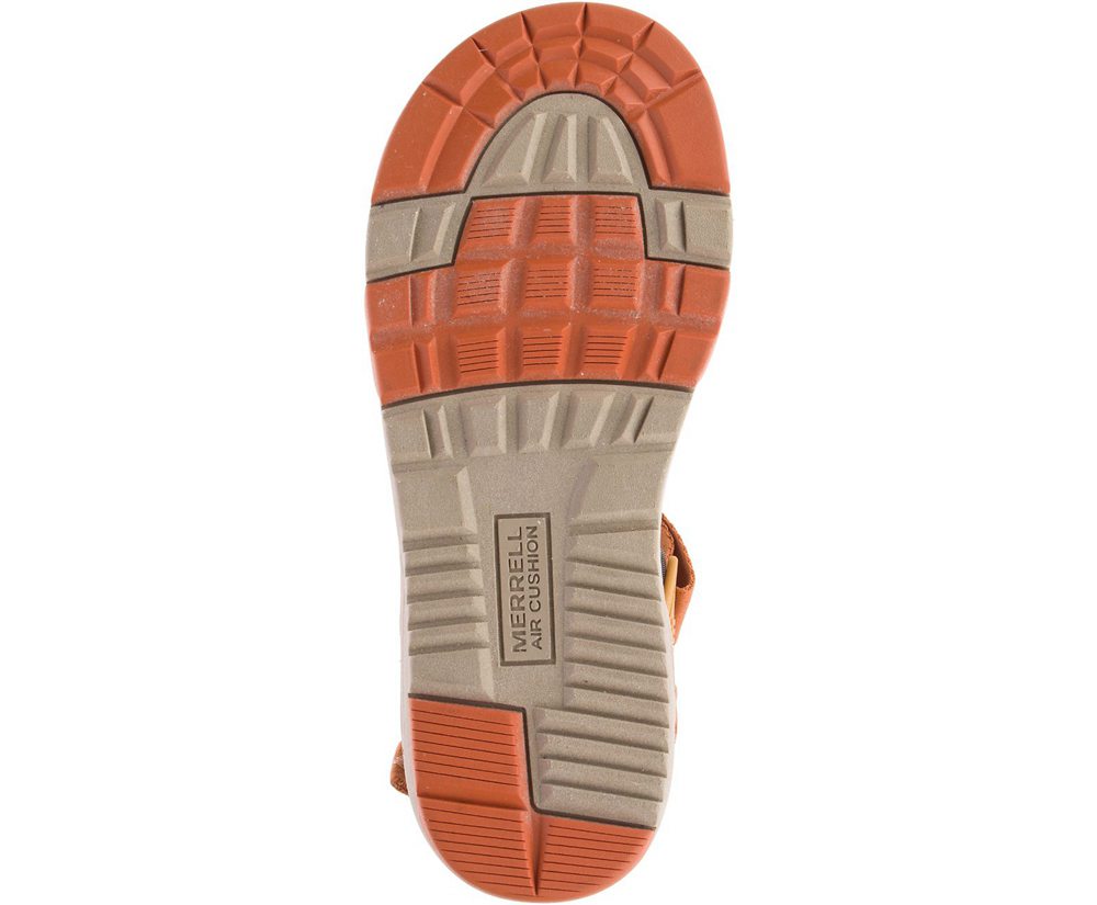 Sandały Merrell Męskie Żółte/Pomarańczowe - Belize Convertible Web - 486750-ACJ